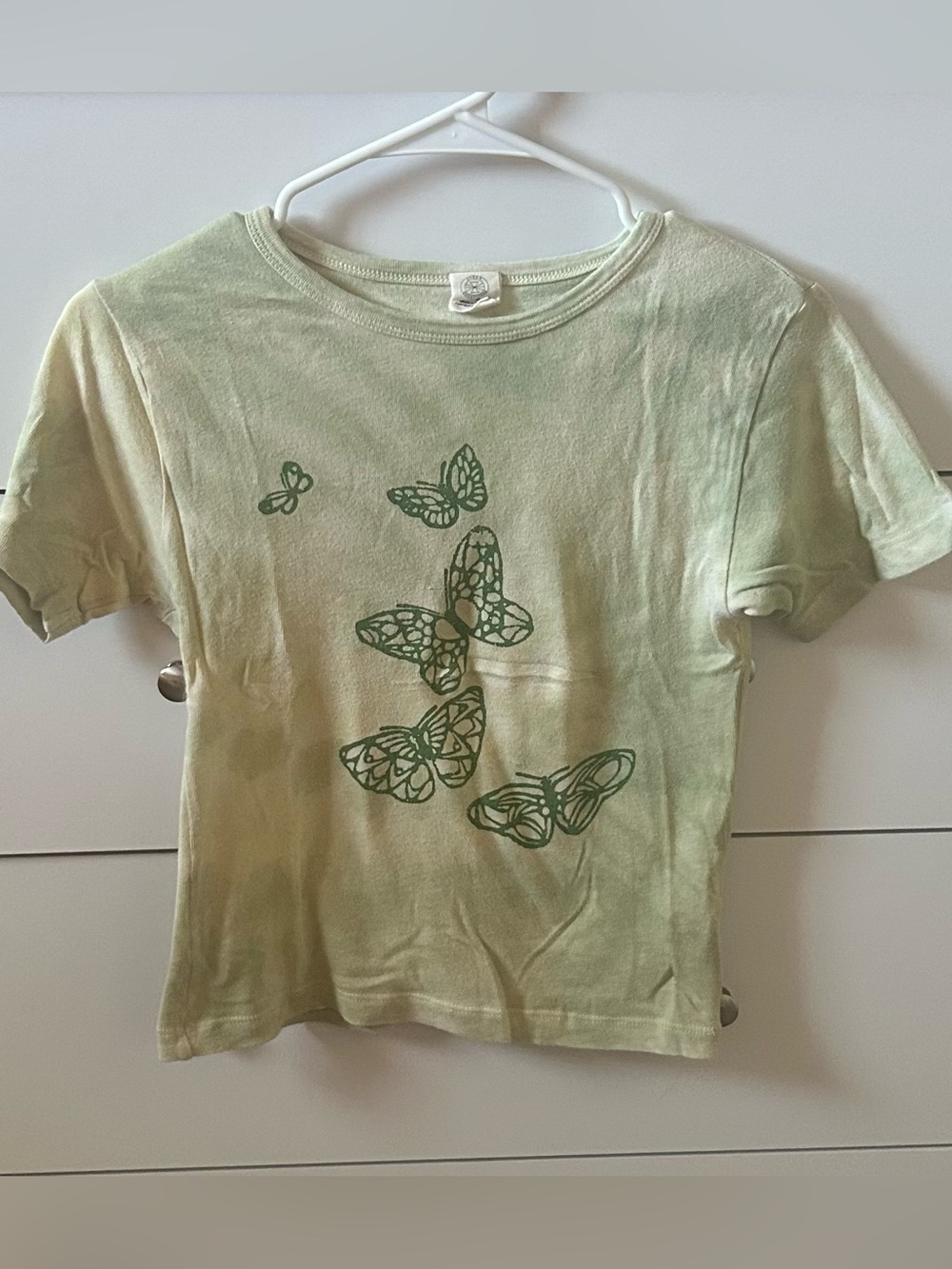 Urban Outfitters M Green Butterfly Tee - Soft Short Sleeve Shirt